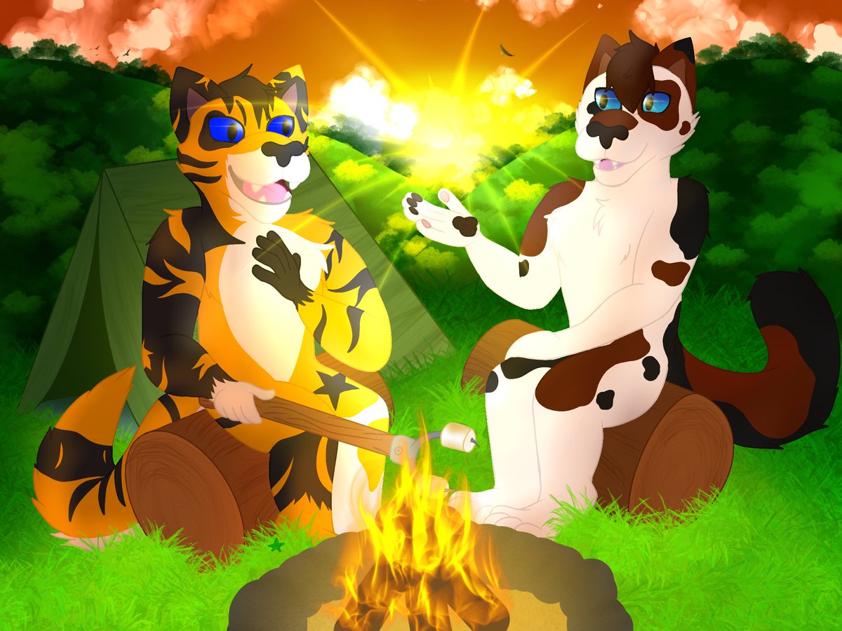 Staar_the_Cat's tweet image. Completed scene for myself and a good friend of mine. EXTREMELY proud of how this one turned out!! I think this is the most detailed scene I’ve made to date and I’m SO happy with this end result!!