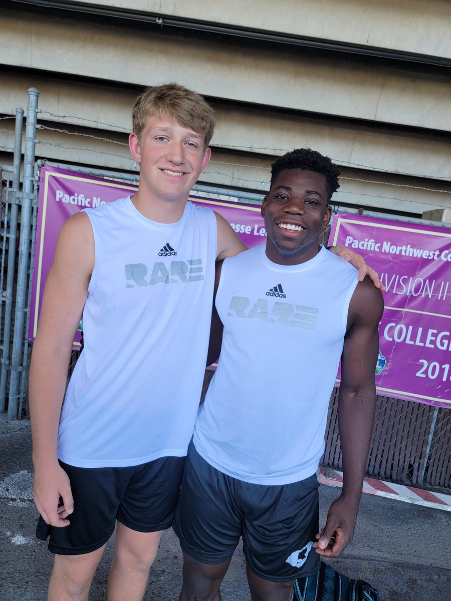 Hillcrest Football Boosters Idaho (@hhsabovetheline) on Twitter photo Two of our boys, Zach Greenig and Drew Caldwell, reppin' Hillcrest football at the RARE Showcase today!
Go Knights!
<a href="/BrandonHuffman/">Brandon Huffman</a> <a href="/RAREAcademyID/">RARE Academy</a> <a href="/CoachJuss/">Juss Jackson</a> <a href="/247Sports/">247Sports</a> <a href="/BroncoSportsFB/">Boise State Football</a> @IdahoStateFB <a href="/weberstatefb/">Weber State Football</a> <a href="/Utah_Football/">Utah Football</a> <a href="/DixieState_FB/">Haha</a> <a href="/SUUFB/">SUU Football 🏈</a> <a href="/YotesFootball/">College of Idaho Football</a> <a href="/SnowCollegeFB/">Snow College Badger Football</a> Two of our boys, Zach Greenig and Drew Caldwell, reppin' Hillcrest football at the RARE Showcase today!
Go Knights!
<a href="/BrandonHuffman/">Brandon Huffman</a> <a href="/RAREAcademyID/">RARE Academy</a> <a href="/CoachJuss/">Juss Jackson</a> <a href="/247Sports/">247Sports</a> <a href="/BroncoSportsFB/">Boise State Football</a> @IdahoStateFB <a href="/weberstatefb/">Weber State Football</a> <a href="/Utah_Football/">Utah Football</a> <a href="/DixieState_FB/">Haha</a> <a href="/SUUFB/">SUU Football 🏈</a> <a href="/YotesFootball/">College of Idaho Football</a> <a href="/SnowCollegeFB/">Snow College Badger Football</a>