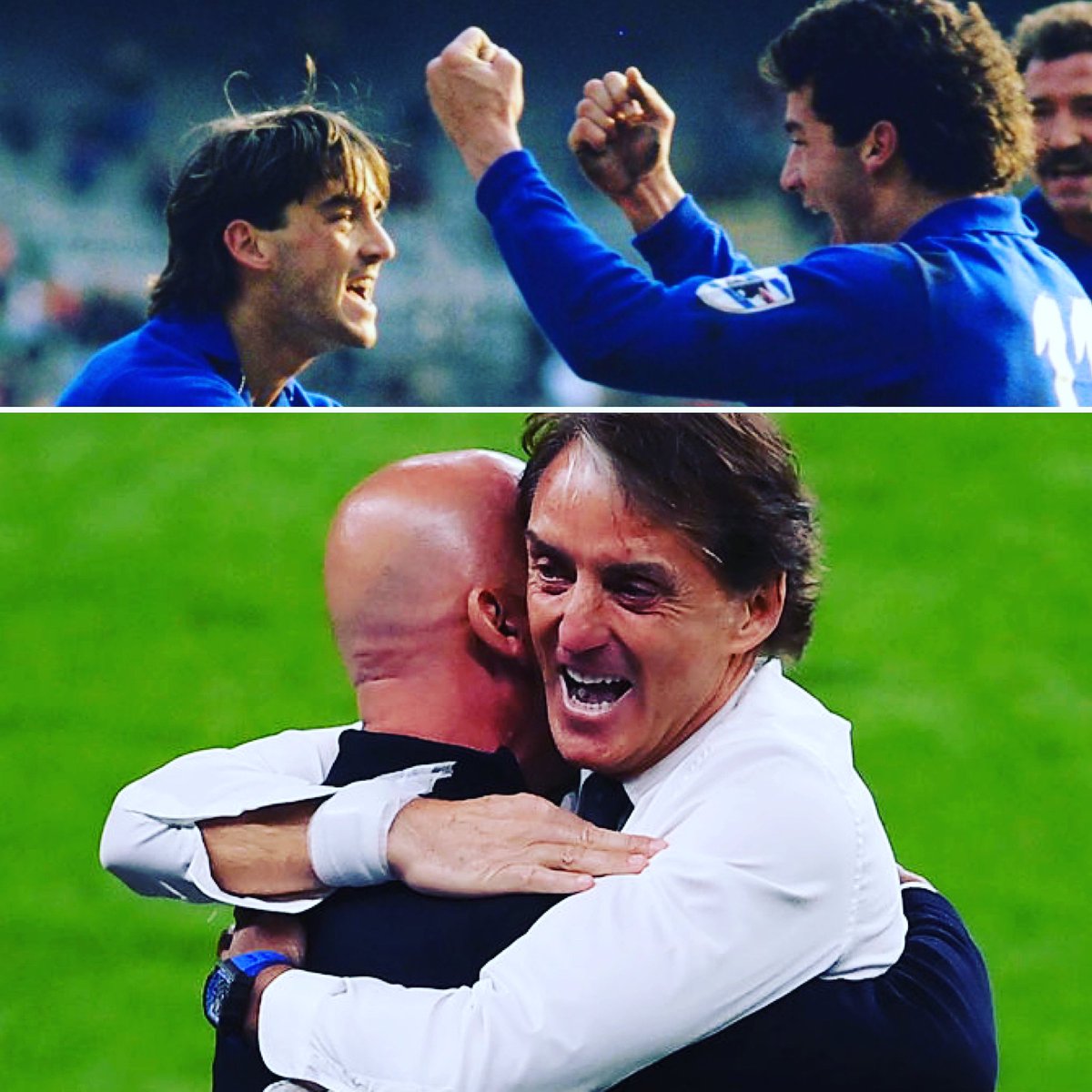 #BackToTheFuture #ItaliaAustria <a href="/robymancio/">Roberto Mancini</a> <a href="/Vivo_Azzurro/">Nazionale Italiana</a>