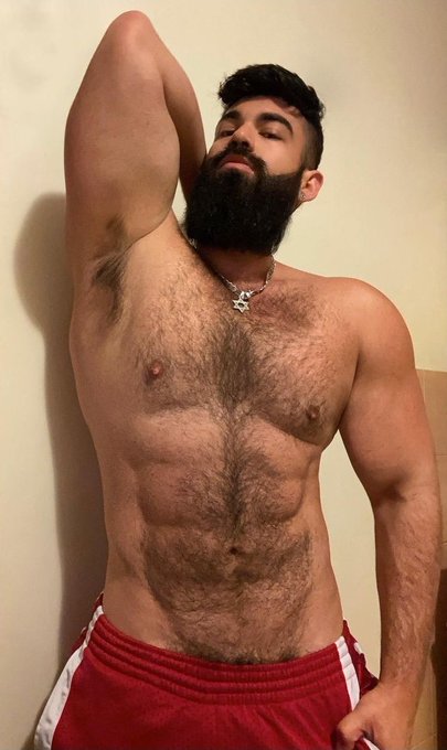 ?June 26, 2021? #hairsome #hairychest #hairygay #hairyfan #scruff #beardedhomo #beard #hairymen #gay