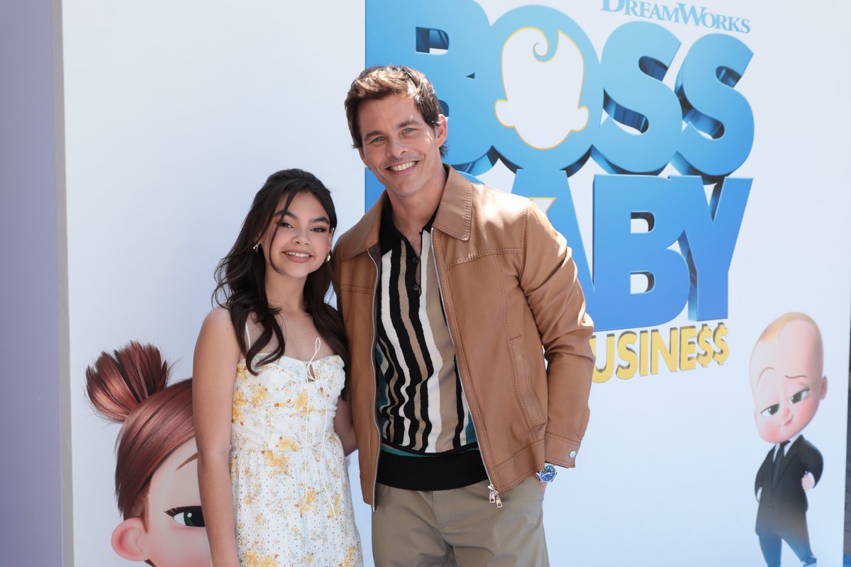 Dreamworks's tweet image. The cast of #BossBaby hit the blue carpet at the Los Angeles Premiere! Don’t miss The Boss Baby: Family Business in theaters and streaming on @peacocktv July 2. 📸: Alex J. Berliner/ABImages