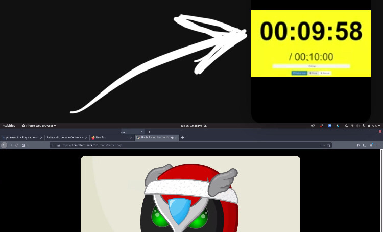 mmore500's tweet photo. But what IS a Timey McTimeface? And what does it do???

new blog to answer these questions &amp; share a mini how-to on a neat trick to help keep your virtual presenters on track timewise ⏲️🤷

https://t.co/tZrstfT54j https://t.co/JdHq1T7vgt