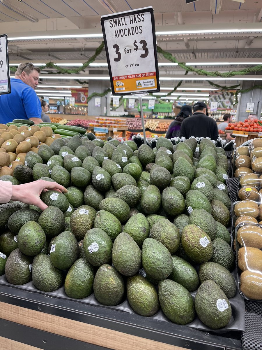 d_inderias's tweet image. Heaps of @AvolutionFresh avocados at @harrisfarm1971 West Village.  All tracked on @mastercard Provenance #blockchain @FreshSupplyCoAu @MastercardAU @debbiebarta - most were from Bundaberg @Ben_Lyons_ @MarkFurnerMP