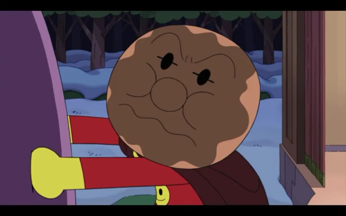 やられてしまったアンパンマン