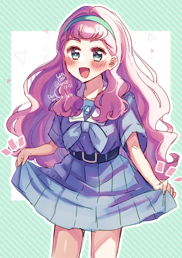 ローラの制服姿かわいい どろしぃ お仕事募集中のイラスト