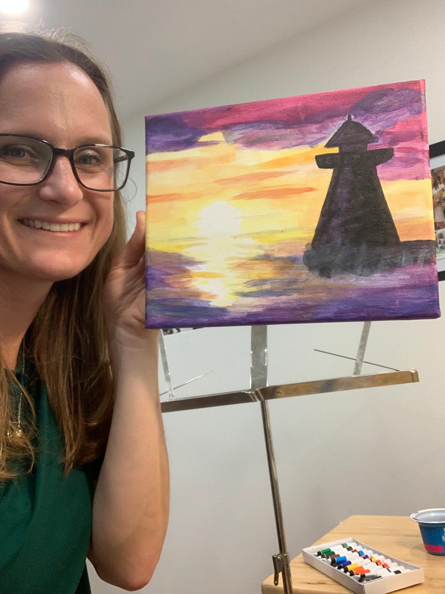 ArtOfMathEd's tweet photo. Thank you again to the students, families, friends, educators, and new artists for joining our first virtual paint night! #ArtofMathEd we hope to do this again! https://t.co/G15Jc67qnU