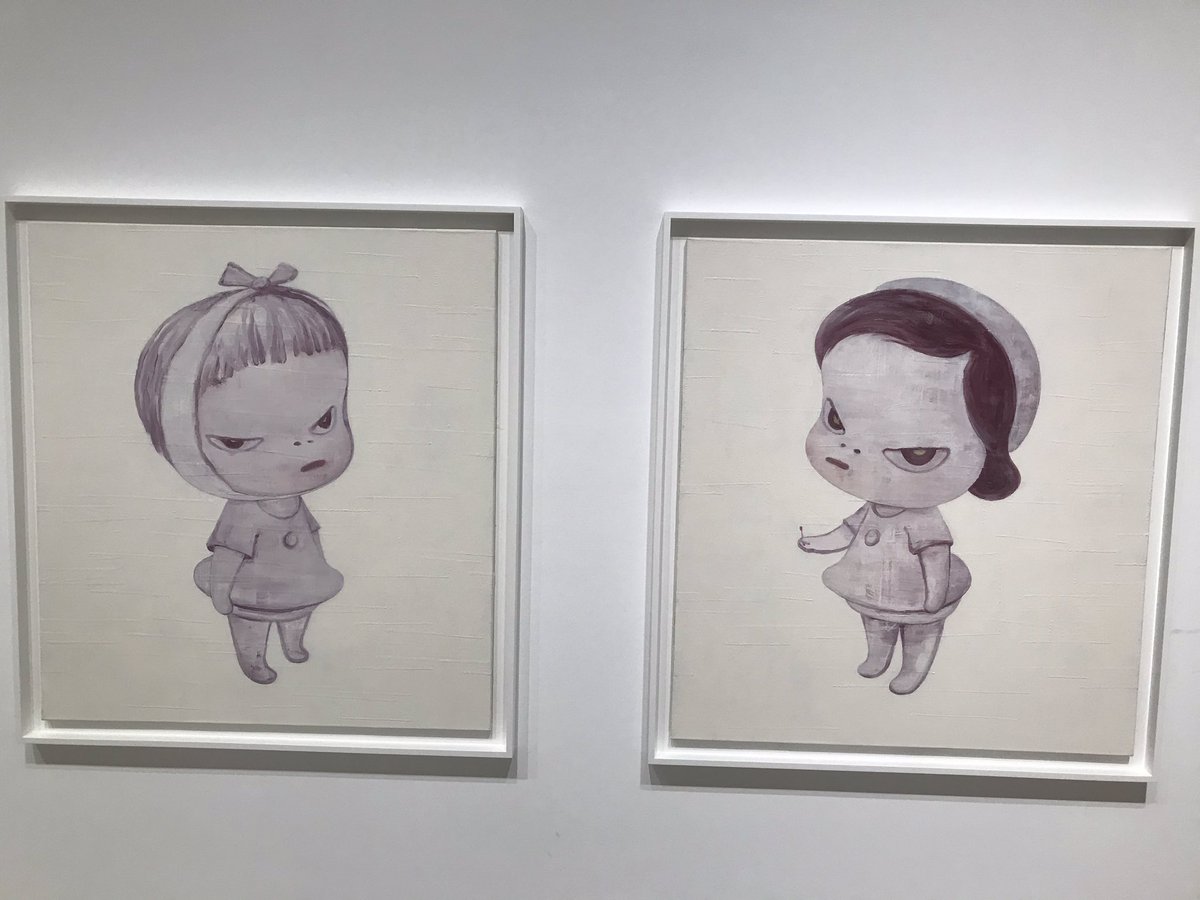 so I went to the yoshitomo nara exhibit @ LACMA 