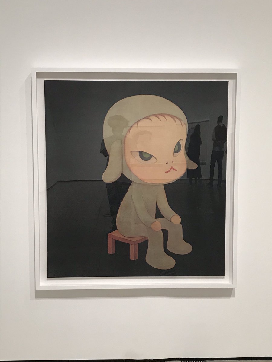 so I went to the yoshitomo nara exhibit @ LACMA 