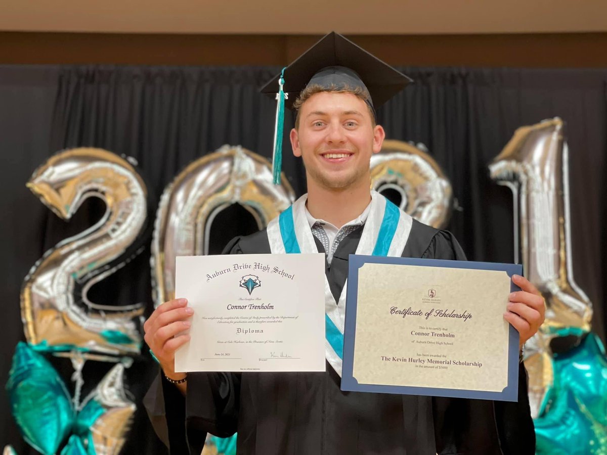 I am very honoured to receive the Kevin Hurley Memorial Scholarship from Auburn this year! My parents and brother speak very highly of Kevin and it is obvious that he was such a great person and I couldn’t be more proud to receive this amazing award!