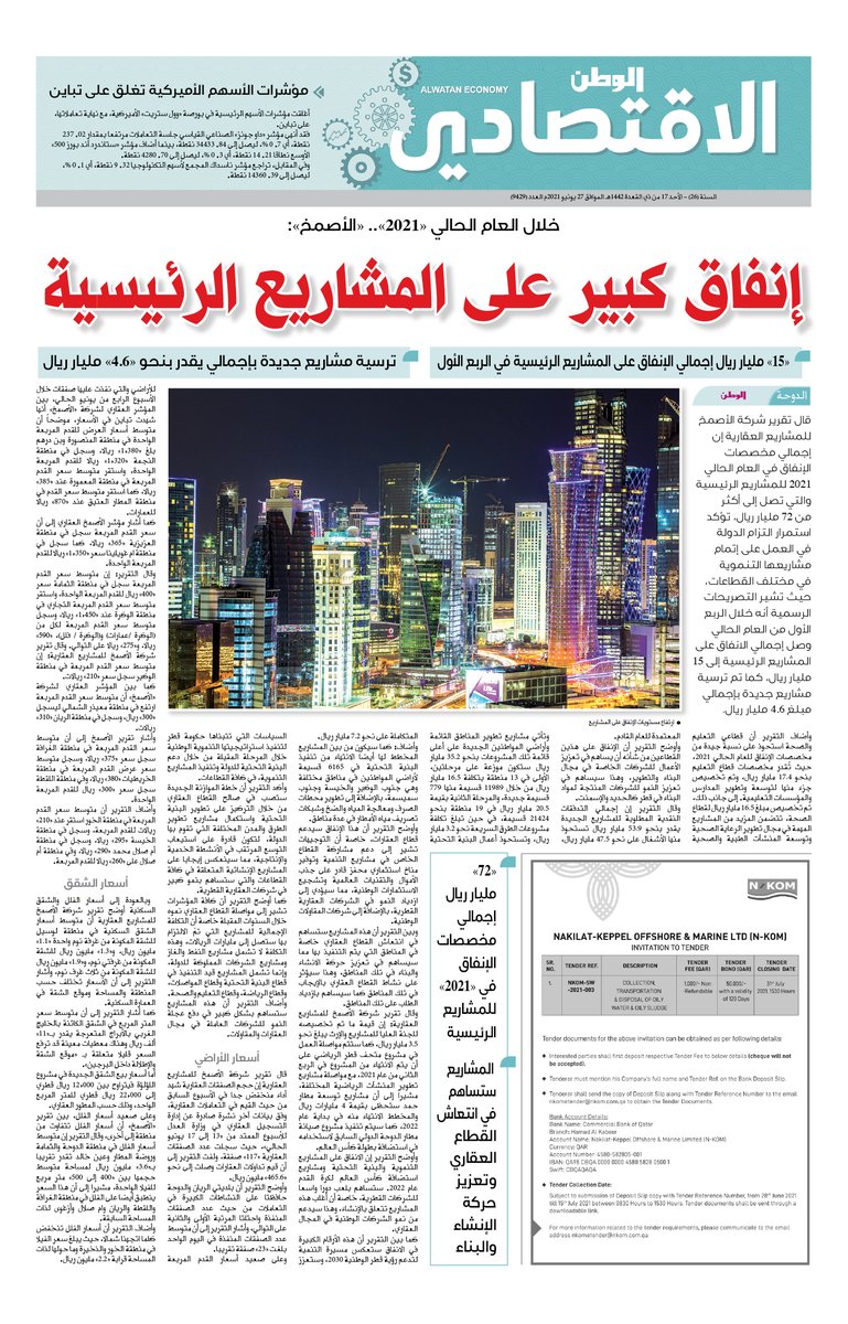 خلال العام الحالي "2021".."الأصمخ" إنفاق كبير على المشاريع الرئيسية الوطن