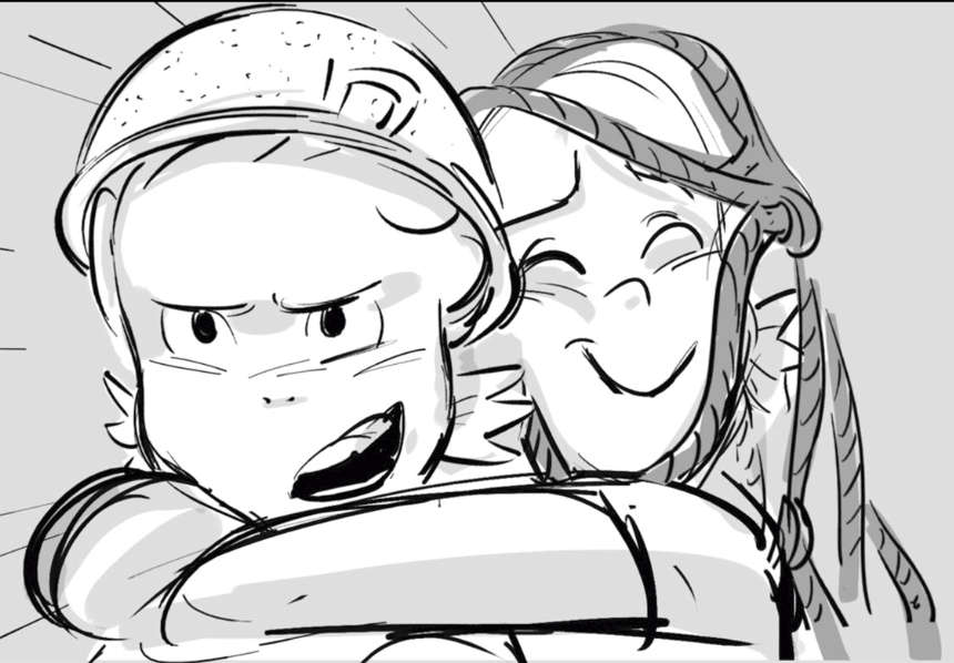 tekkoman1's tweet photo. My all time favorite Race storypanel by @kennnajean (&amp; a little bit of me) #lucawatchparty #storyboards https://t.co/1DAHlgAuTA