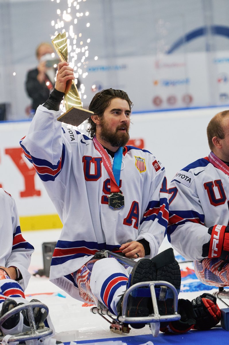 usahockey's tweet photo. What. A. Day. #SledWorlds champs! 🇺🇸 https://t.co/TGFT2t7CZj