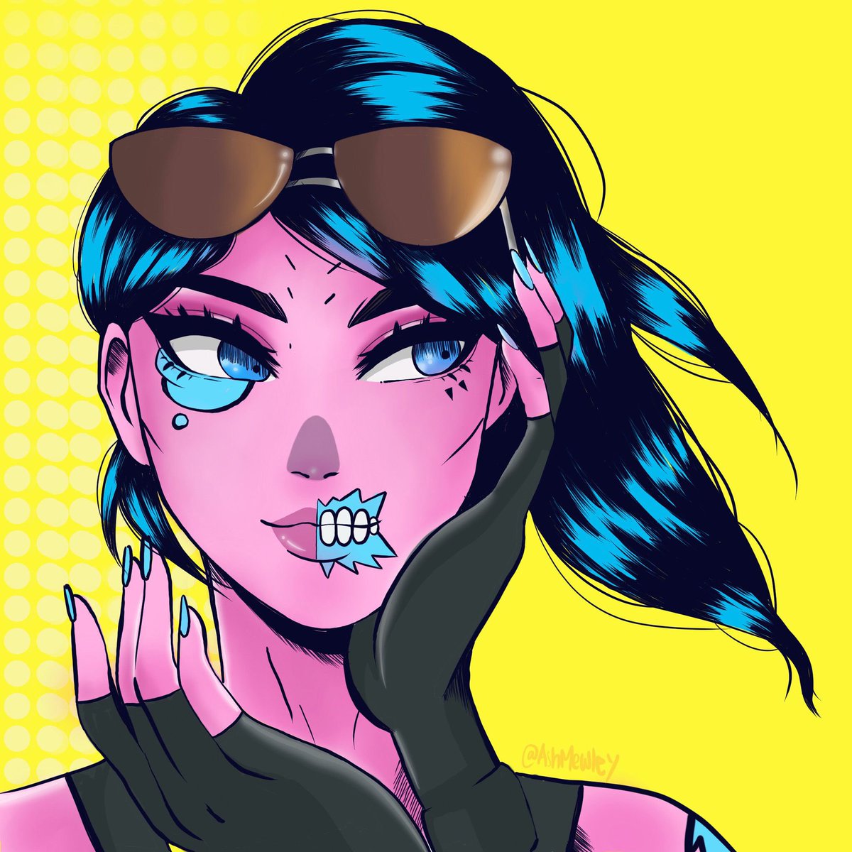 Illustrious Rock On Twitter Someone On Twitter Who Can Make Me A Pfp Like This With The Pink Ghoul Trooper Paid