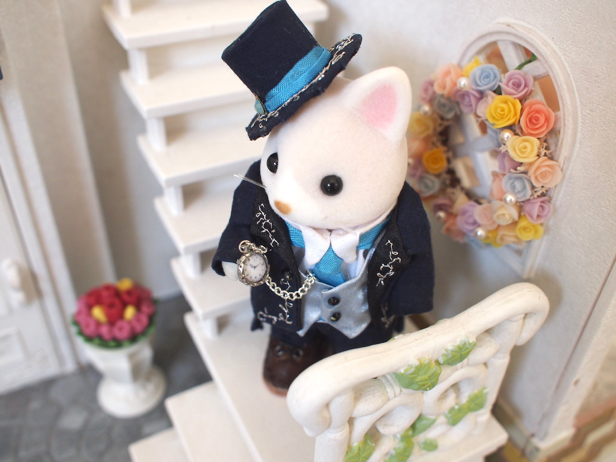 Piko 新婦はまだかな 懐中時計作成 シルバニア クラフトハートトーカイの服部先生の腕時計の作り方を参考に作りました とっても分かりやすくて参考になります シルバニアファミリー クラフトハートトーカイ T Co 7hpfio8uri Twitter