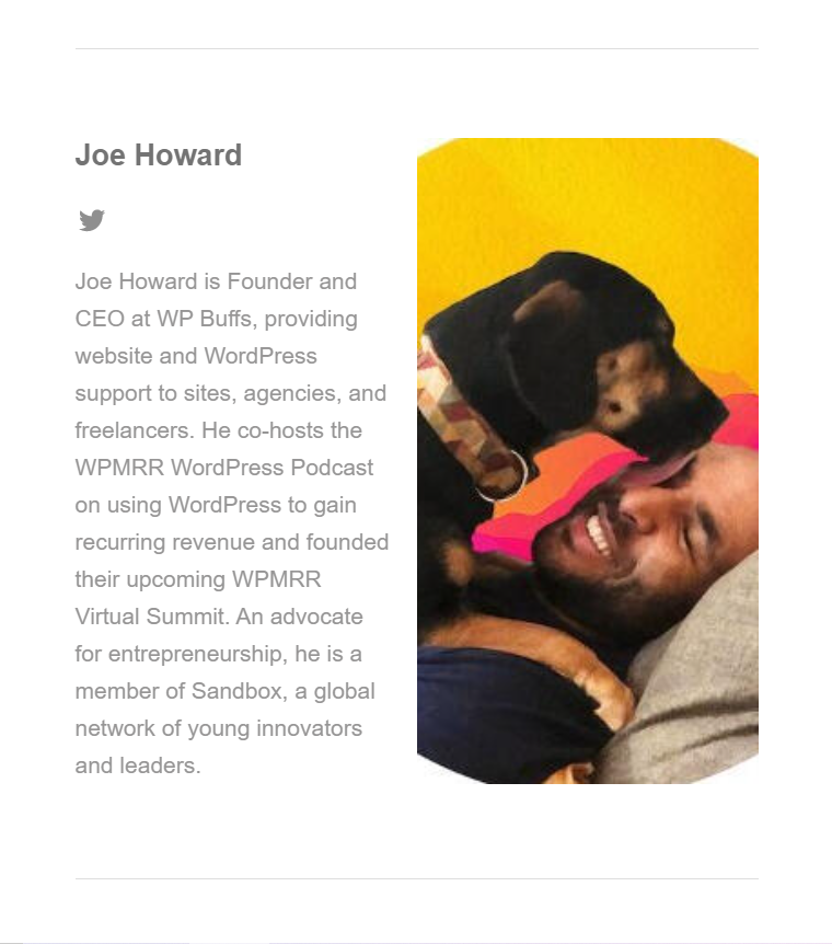 hackerbrews's tweet image. Today&apos;s indie hacker of the day is @JosephHHoward, Founder and CEO at @thewpbuffs