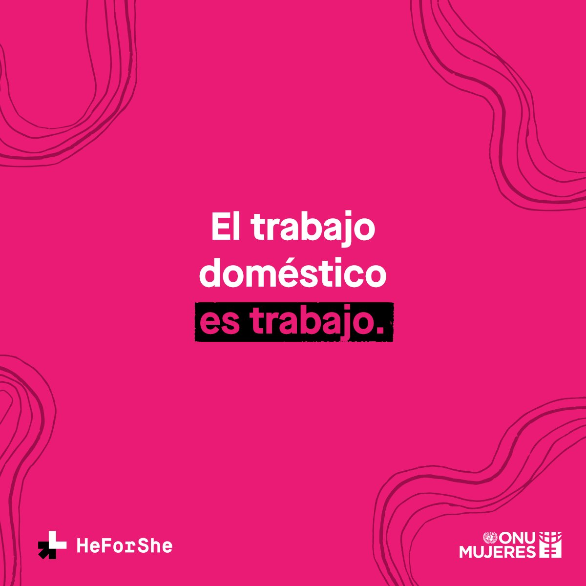 ONUMujeres's tweet photo. 👫 Es hora de reconocer y valorar el trabajo de cuidado no remunerado y el trabajo doméstico que hacen las mujeres y que es fundamental en todas las sociedades. #cuidadoscompartidos https://t.co/NBGXCTP7ak