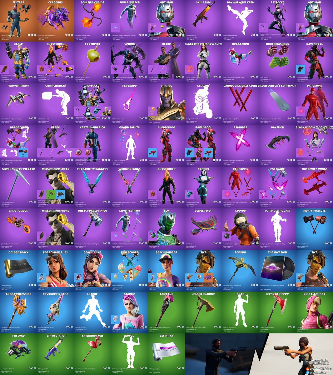 AlyansLock's tweet photo. --------📗 #ShopFortnite 📗--------
〰〰〰〰〰〰〰〰〰〰〰〰
🇬🇧 New shop also available today.
🎰 The daily shop will be changed every 24 hours
🛍 Each item purchased will be refundable through the 3 refunds.
🗓 Shop of the day 27 June 2021

#Fortnite https://t.co/feMoo1Xzq4