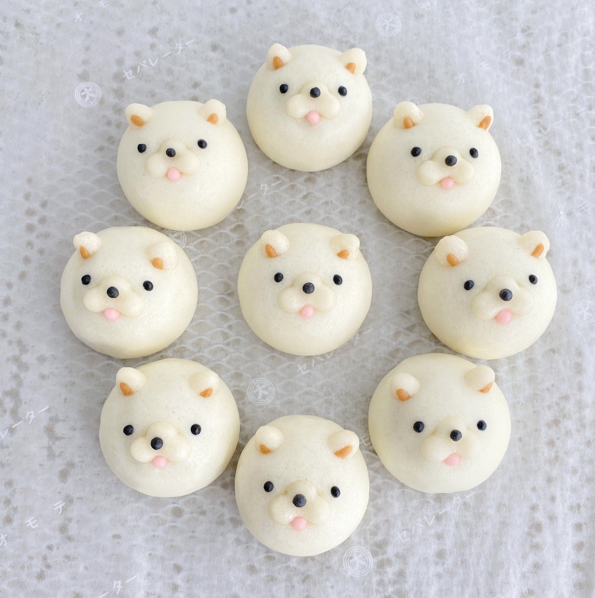 御菓子司 まんさく 可愛いおまんじゅう屋さん 今日の動物まんじゅう 日本犬饅頭 こし餡 お菓子どうぶつ園まんじゅう シリーズには4種の犬モチーフがあります パグ 毛色2種 柴犬 毛色3種 日本犬 トイプードル 長野県 飯田
