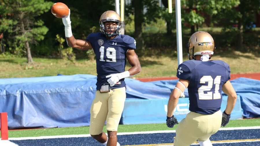 After a great tour around campus, I’m excited to receive my first offer from John Carroll University!🔵 ⚡️ <a href="/CoachTVoss/">Trent Voss</a> <a href="/RickFinotti/">Rick Finotti</a> <a href="/JCUFootball/">John Carroll Football</a>