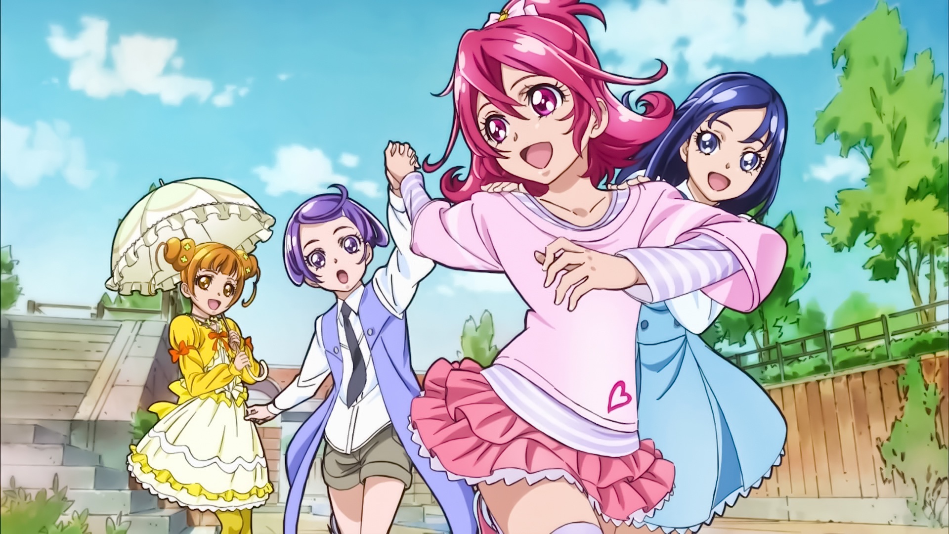 Hetax Film ドキドキプリキュアのいわゆる提供絵 によると提供バックイラストというらしいぞ 3枚目はいろいろネタにされるヤツｗ Precure ドキドキプリキュア T Co Ksh255kl5q Twitter