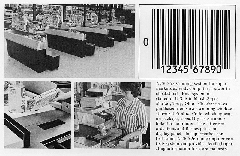 DrPnygard's tweet photo. On this day in 1974, the first #UniversalProductCode was scanned on a supermarket cash register at a Marsh’s Supermarket in Troy, #Ohio, which had agreed to serve as a test facility for the new technology. The first item scanned was a pack of Wrigley’s Juicy Fruit Gum. https://t.co/inYqn8w9M7