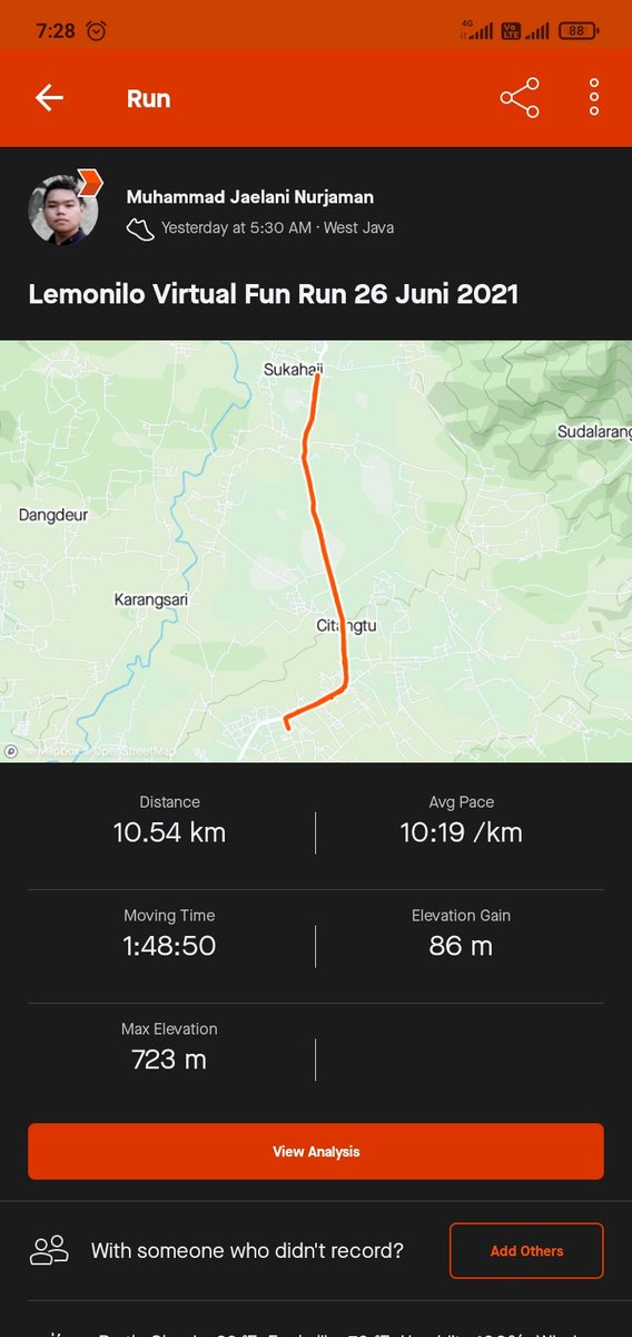 ceppajay's tweet image. @lemonilo Lemonilo Virtual Fun Run #LemoniloFitClub #VirtualFunRun 
Semoga mendapat hasil yang terbaik.