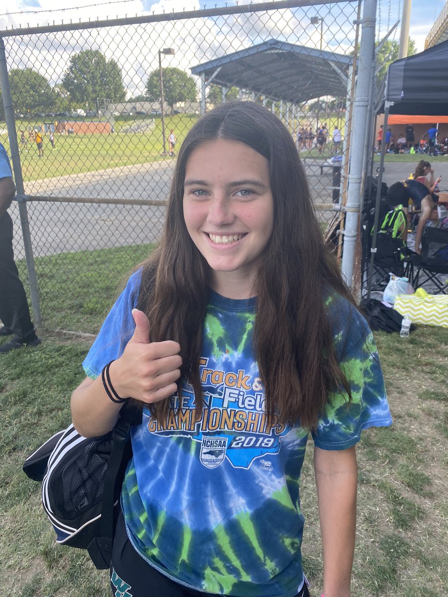 Junior CC Hamrick back at the <a href="/NCHSAA/">NCHSAA</a> championship. She ran a PR in the 800 and improved seed to finish 12th. She is a state finalist now in the 800 and 1600!