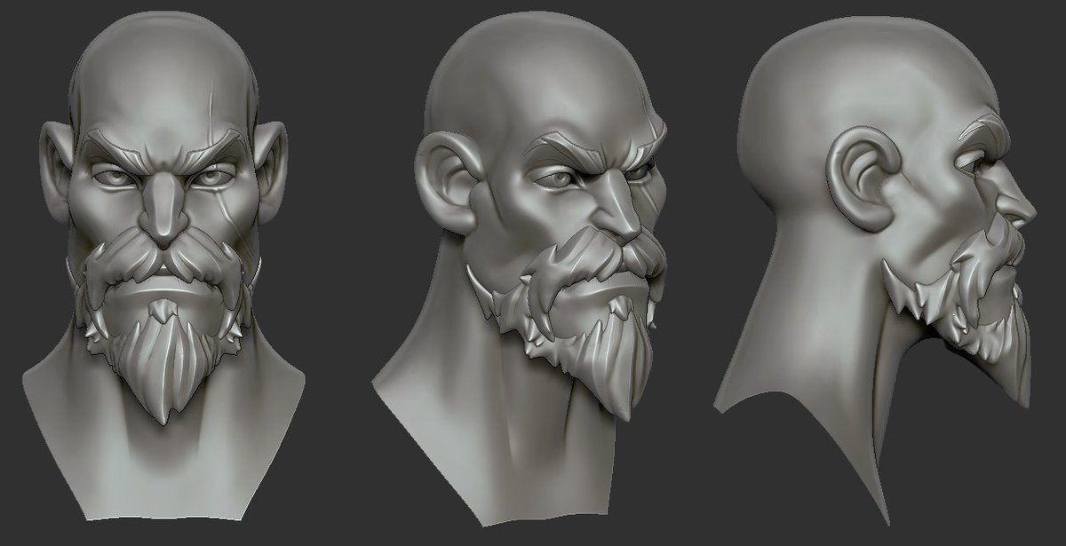 Quick head sculpt practice! 