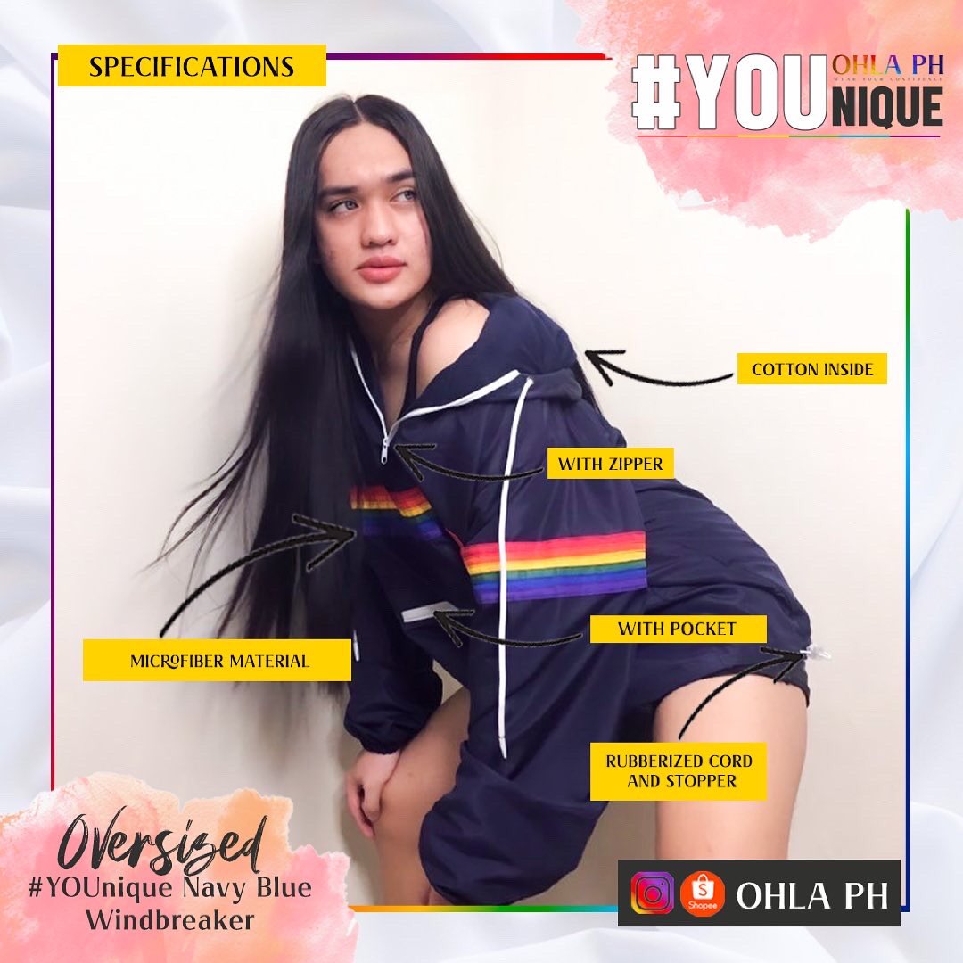 JVPereiraaaaa's tweet photo. ‼️ #YOUnique Navy Blue Pride Windbreaker is available on Shopee! ‼️
Who would say no to windbreaker this cuddle weather? We only released 10pcs! Wear your confidence now! 🏳️🌈
OHLA PH ON SHOPEE! 🦄
#Janio #LucaMiguel #AlingClaring #Janiooooo https://t.co/a4VZD4eEMU