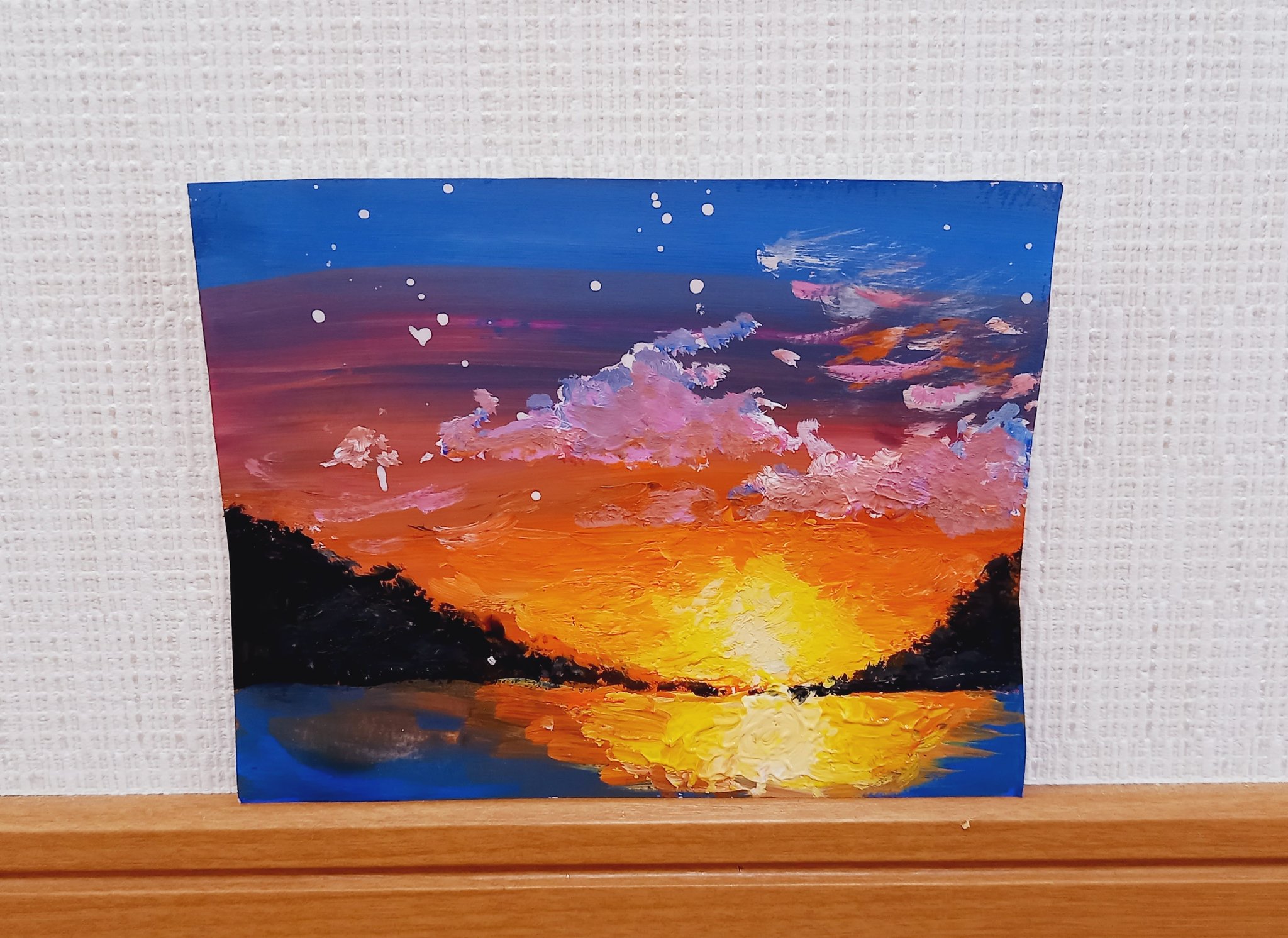 تويتر マカロニ على تويتر ハマるかもって時に中学のやつずっと使ってるから絵の具無くなってきた 買う 私お金ある イラスト好きな人と繋がりたい アクリル絵の具 風景画 T Co 8x528i9rxi