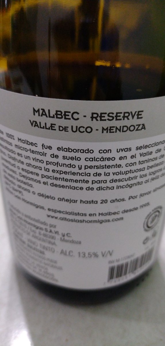 Si <a href="/VinotecaMRWines/">Musu</a> dice: "está buenísimo" para mí tiene más garantía que Carlos Sacaan... En general los cueveros somos ansiosos; para que esperar un par de años si ahora la rompe. Recontra mineral y texturado.