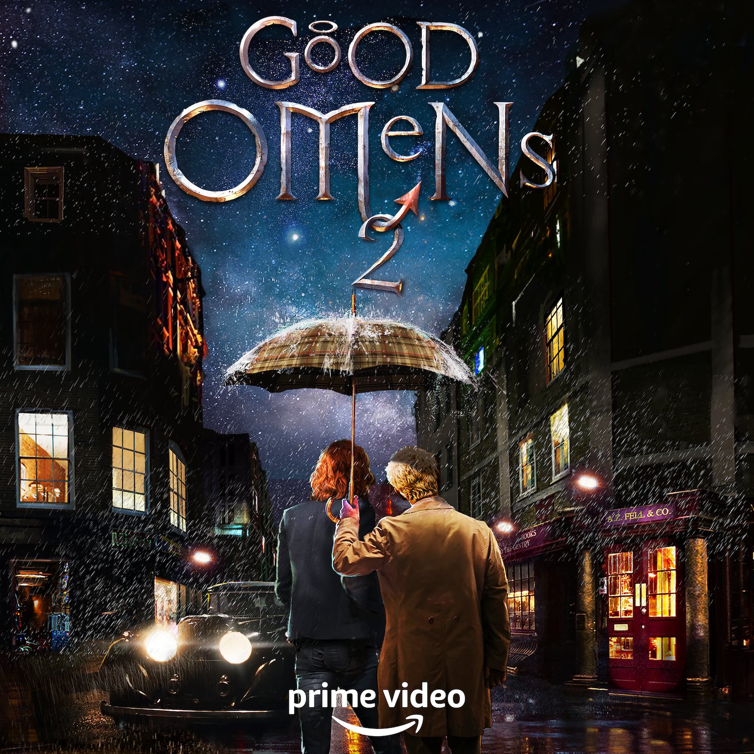 Pôster da segunda temporada de Good Omens - legadoplus