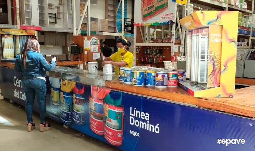 FerreteriaEPAVE's tweet photo. Le recordamos que puede acercarse a nuestras tiendas en el C.C. La Granja y San Diego, en Valencia y preparar el color de #pintura de su preferencia en nuestro #CentroDelColor. ¡Consulte con cualquiera de nuestros asesores! #TenemosPinturas #Hogar https://t.co/EK3tjyyUiT