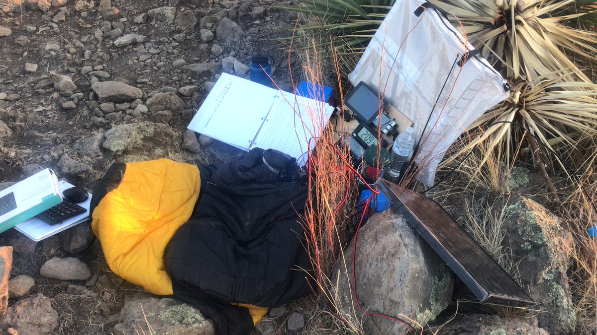 ns7f_'s tweet photo. My operating nest for #ARRLFD https://t.co/X0EzLt1iC4