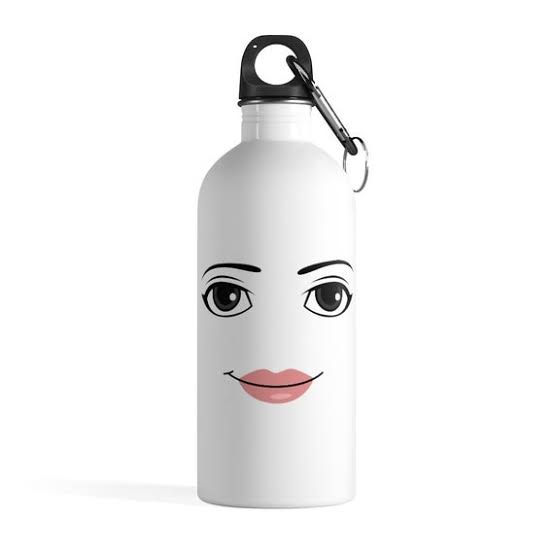 woman face Roblox Water Bottle