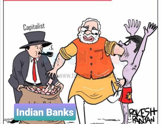Trivedi_4U's tweet photo. We have come too far in this job - struggled too long to get job- sacrificed too much and have too much left to do for country &amp; people Bcoz the fight is not only for bread &amp; butter but more than this. We will not let you to privatise our country assets...
#IndefiniteBankBandi https://t.co/JwK1tt3uYZ