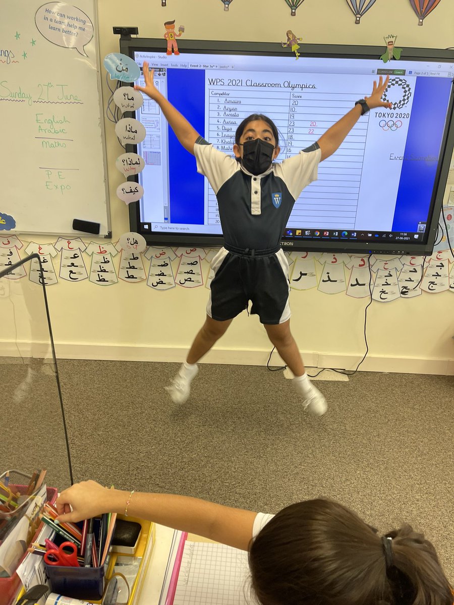 WPS_Year3's tweet photo. The #WPSGETACTIVE challenge has inspired 3E to hold fitness challenges in class this week! We have gathered our data in a table and are now creating bar chats 📊⏱ @WPS_PE https://t.co/7Mfb6vgTpC
