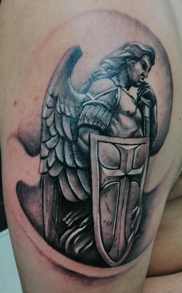 Tattoo uploaded by meminkcruz  San Miguel Arcangel  Tattoodo