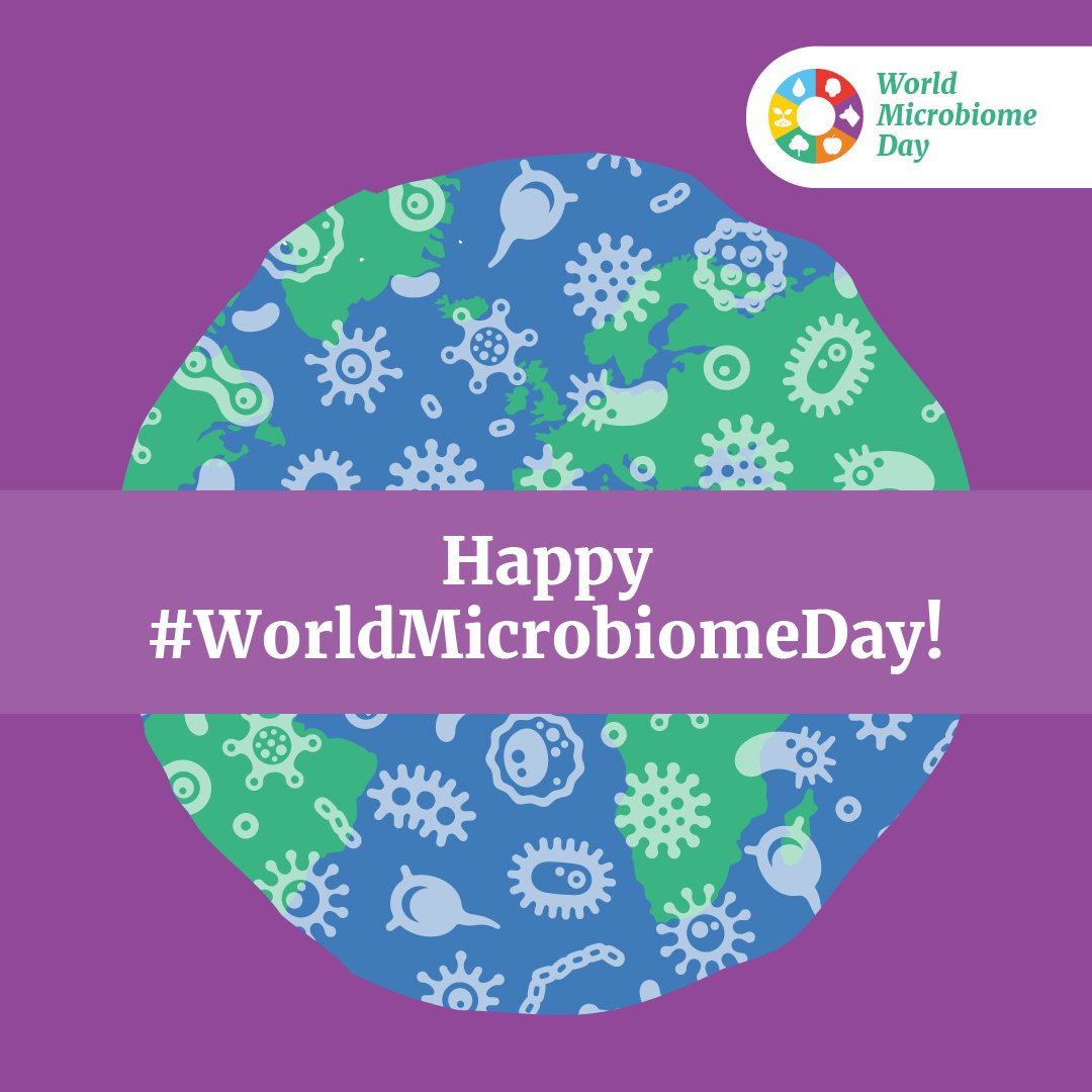 Happy #WorldMicrobiomeDay #Microbiomes4Life 🦠🍄🌎🌈