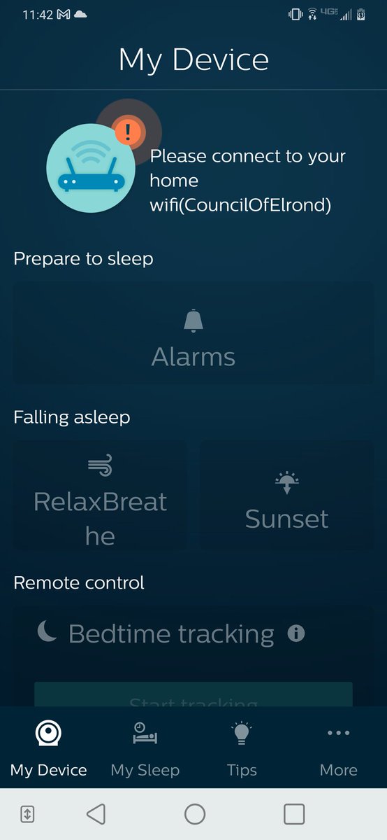 OpenKyleBuyers's tweet photo. @Philips WTF is this? I pay $200 for a light and it can't understand when I change Wi-Fi networks?? Help me fix this https://t.co/g35oWw8j5A