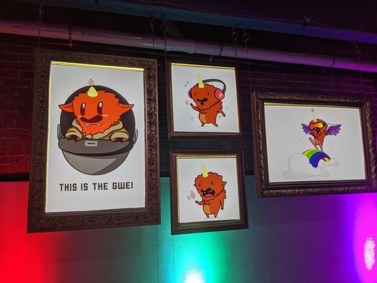 Bufficorn (@0xbufficorn) on Twitter photo They put me and my friends up on display at an art gallery. Look, ma, I'm famous!!
Thank you <a href="/IRLart__/">irlart</a> and <a href="/EthereumDenver/">ETHDenver ๐๐ฆฌ๐ฆ</a>
Did any of you buy these portraits of me in the <a href="/UniqueOne_UO/">Unique.One</a> auctions? They put me and my friends up on display at an art gallery. Look, ma, I'm famous!!
Thank you <a href="/IRLart__/">irlart</a> and <a href="/EthereumDenver/">ETHDenver ๐๐ฆฌ๐ฆ</a>
Did any of you buy these portraits of me in the <a href="/UniqueOne_UO/">Unique.One</a> auctions?