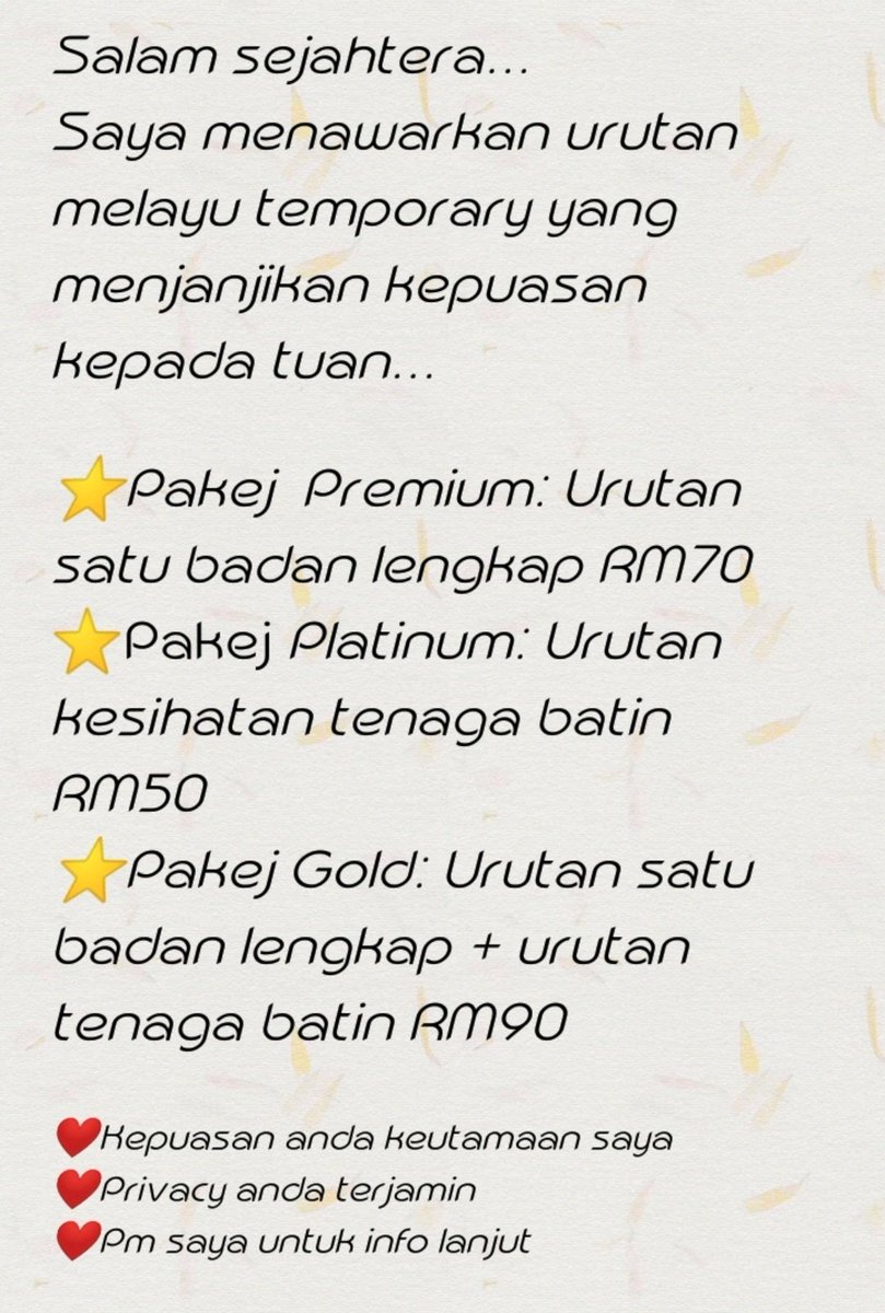 AdamLoy13's tweet photo. Kalau sesiapa nak urut pm okay https://t.co/TbG0TSvdyd