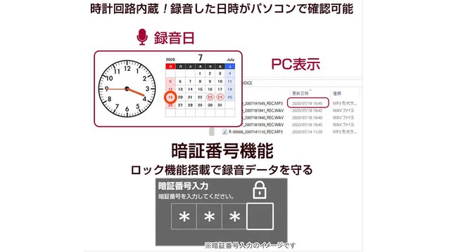 これからの時代には必要？電卓型ボイスレコーダー！