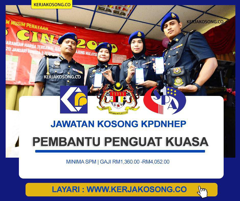 2021 jawatan kosong kpdnhep Jawatan Kosong