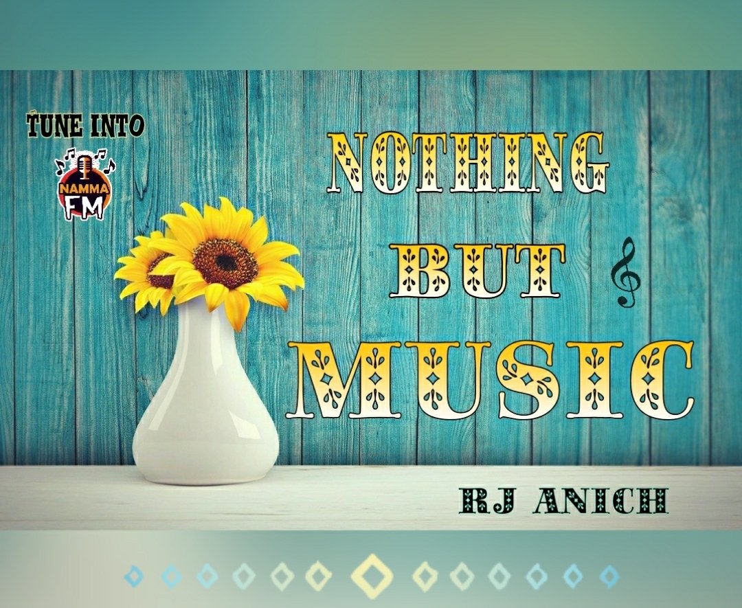 NammaFm's tweet photo. Morning! 

Get ready to listen to #NothingButMusic with RJ Anich in few min! Start replying this tweet with ur song request! Show starts @ 10 AM.

You can listen #NammaFM through zeno radio app or our website link in FM ID bio 📻💕 https://t.co/cqT156myAu