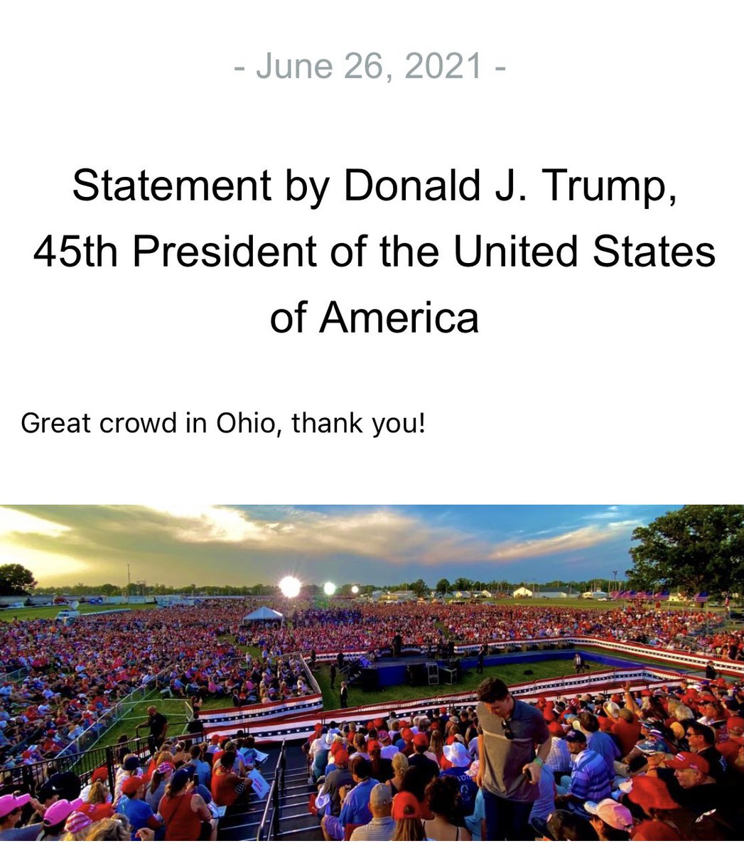 Wow! Great crowd!