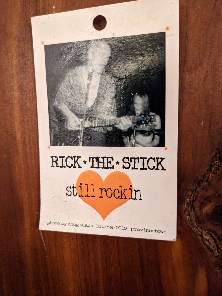 Rick "The Stick" spotted in Provincetown. Reports indicate he's still rockin.