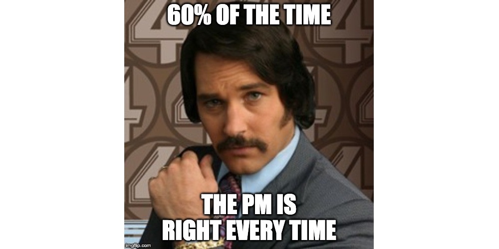Don't show this to your team's PM.

#meme #coding #projectmanagement #developerlife