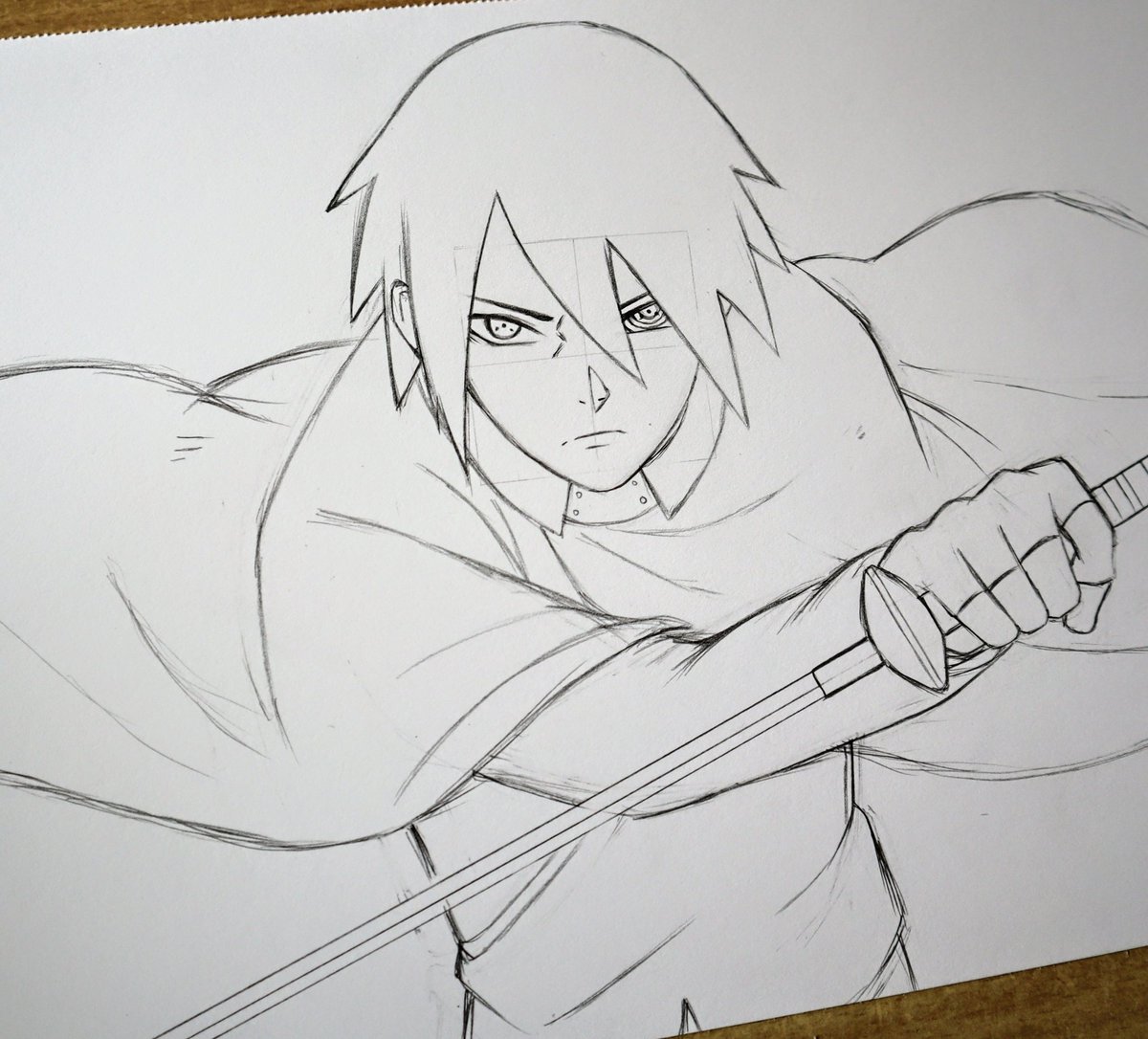 HOW TO DRAW SASUKE (BORUTO) 