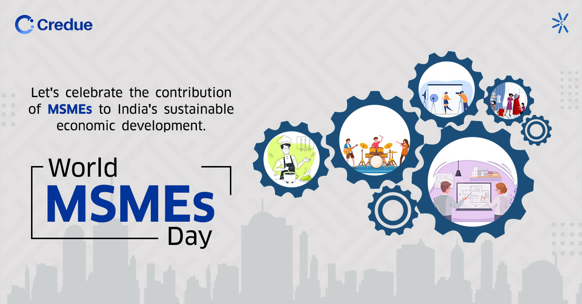 India is a country that has long been entrenched in the idea of #economic development. These small businesses and #entrepreneurs have made these developments possible. Let's celebrate their contribution on #WorldMSMEsDay!

#Credue #HomeLoan #PersonalLoan #HarLoanMilega